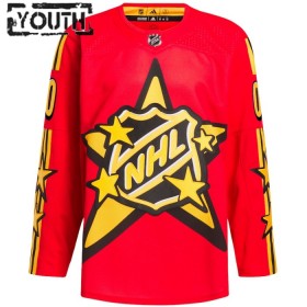 All-Star 2024 Hockeydrakt Custom NHL Game Rød Adidas x Drew House Authentic - Barn